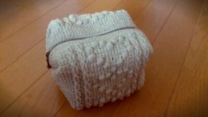 編み図 ハートの編みキャラメルポーチ かぎ針編みの無料編み図 Atelier Mati