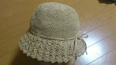 編み図 エコアンダリアで編む春夏用帽子 かぎ針編みの無料編み図 Atelier Mati