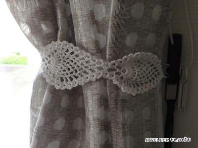 編み図 パイナップル編みのカーテンタッセル かぎ針編みの無料編み図 Atelier Mati
