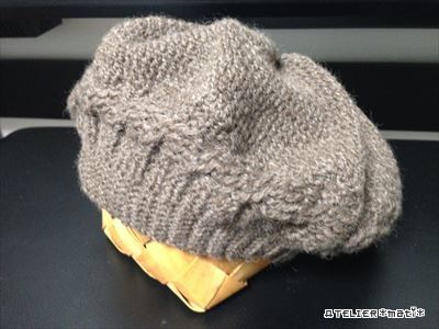 編み図】かぎ針で編むなわ編みベレー帽 | かぎ針編みの無料編み図 