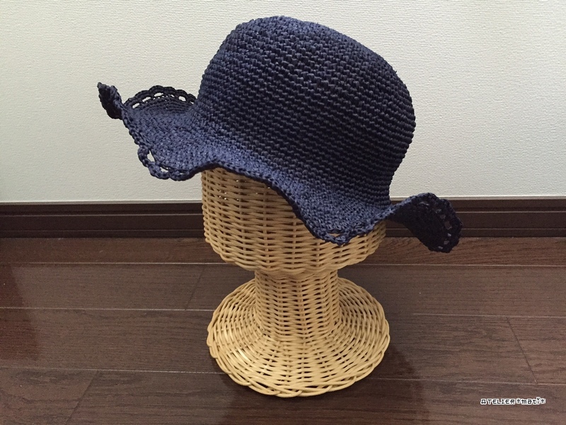 編み図 スカラップのクロッシュ帽 かぎ針編みの無料編み図 Atelier Mati