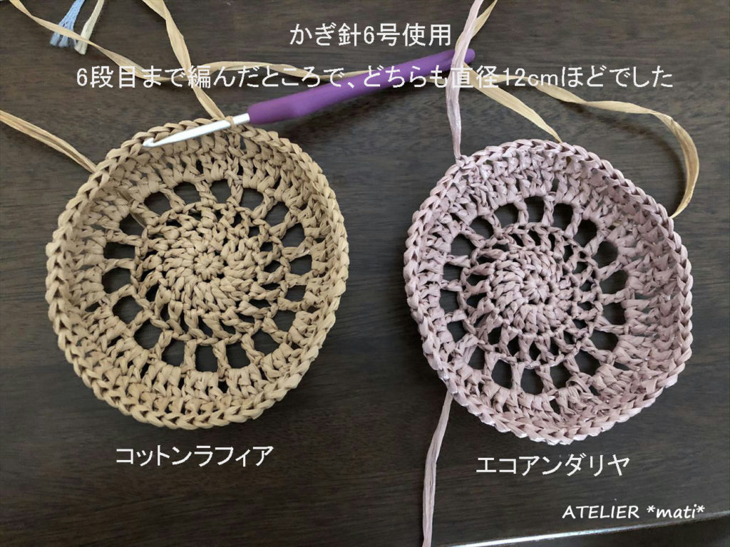 編み図 丸モチーフのラウンドバッグ 追記あり かぎ針編みの無料編み図 Atelier Mati
