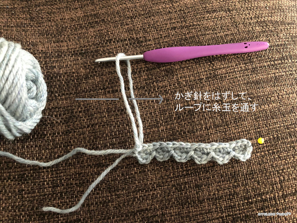 無料編み図 一筆ティッシュカバー かぎ針編みの無料編み図 Atelier Mati